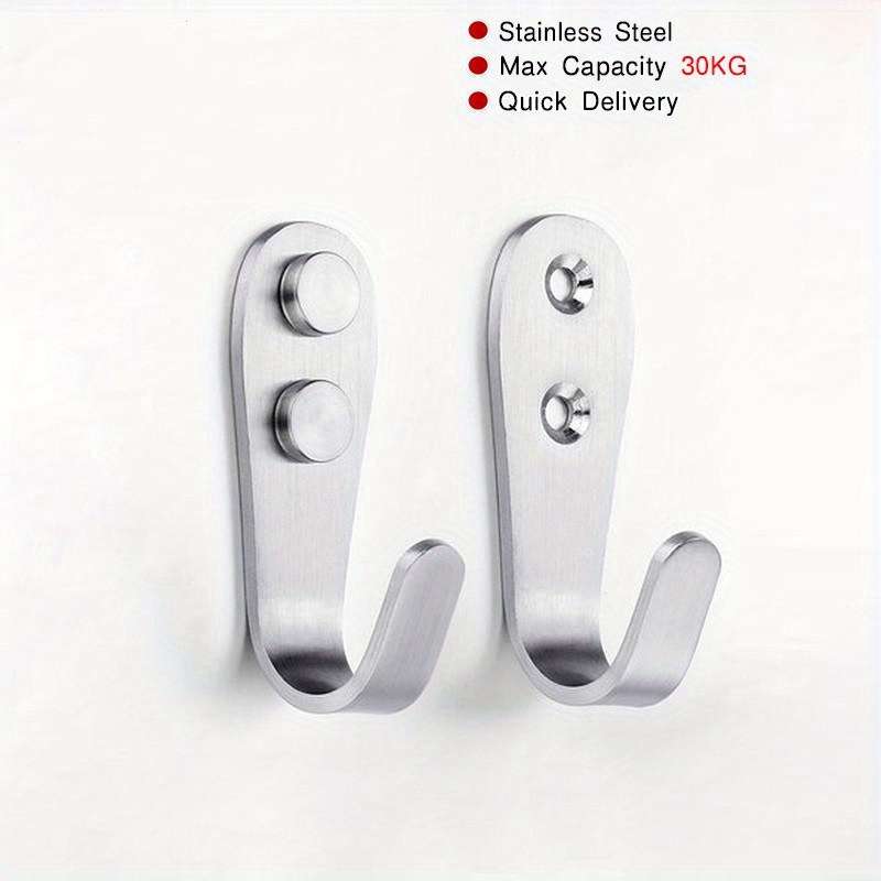 4pcs Stainless Steel Wall Hooks