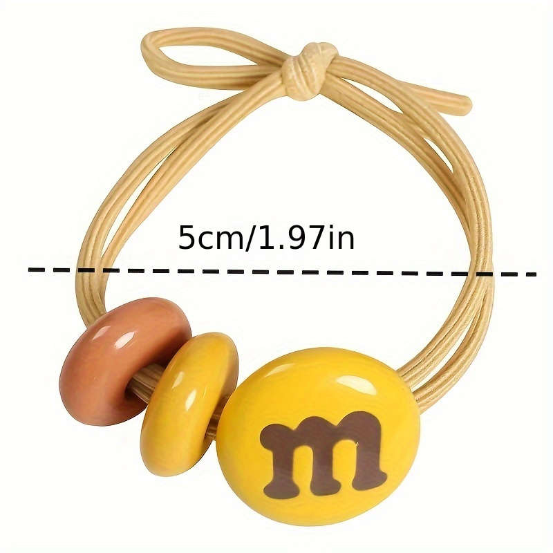 Chic Chocolate Bean Hair Ties Set