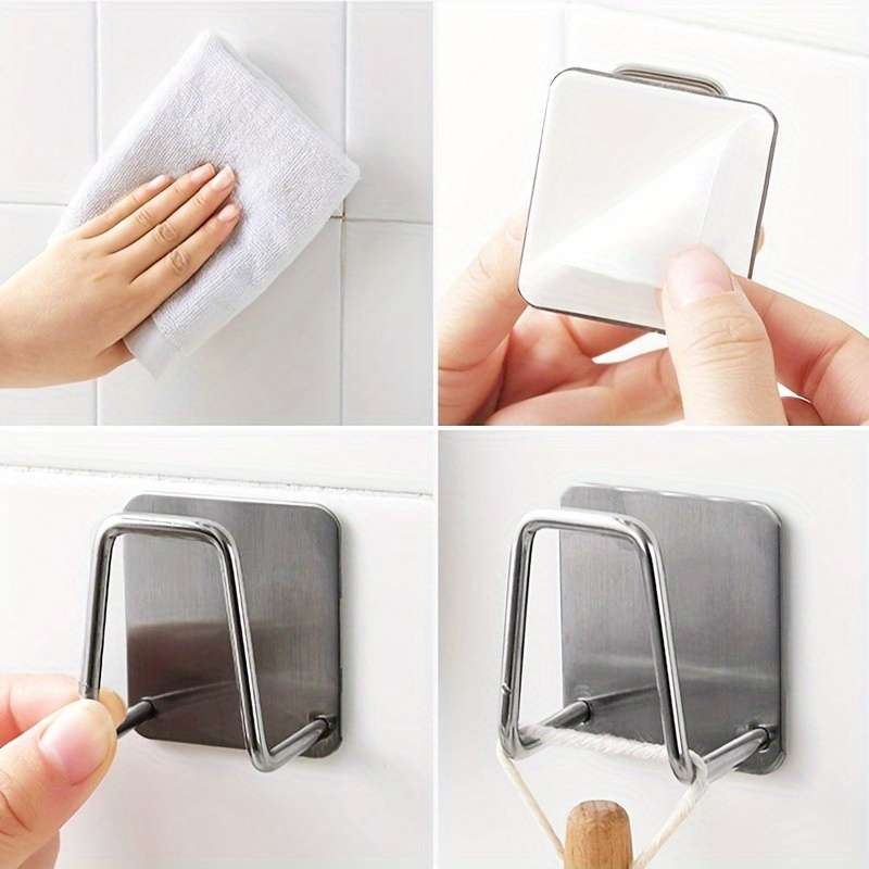 2pcs Kitchen Stainless Steel Sponge Shelf