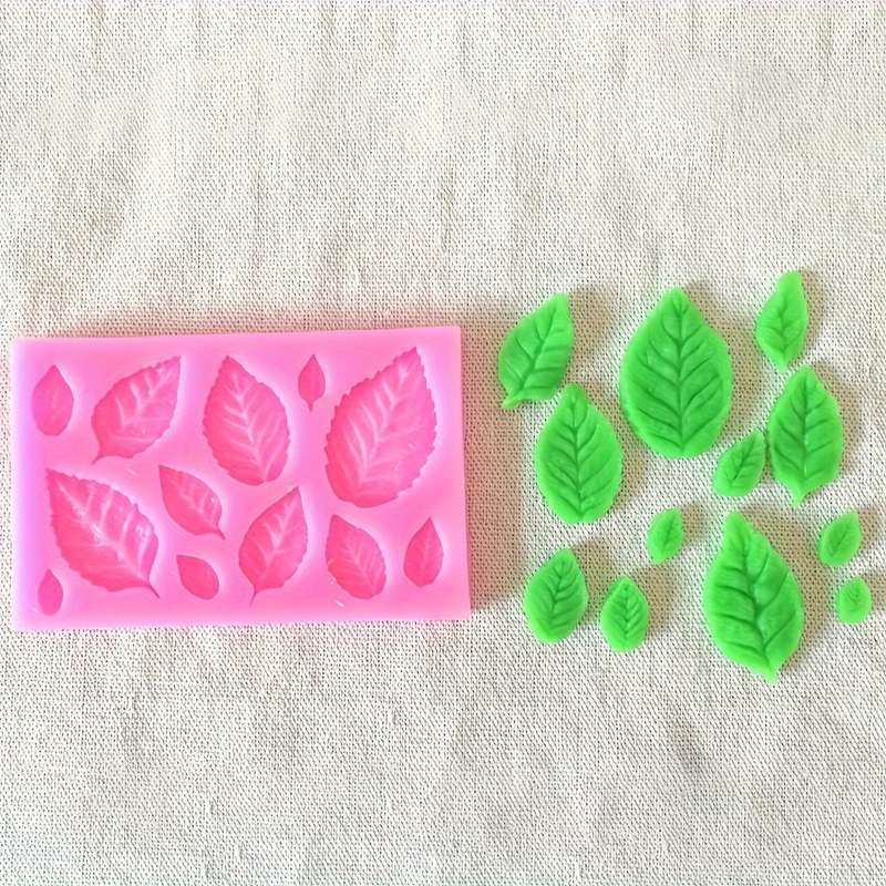 1pc Silicone Leaf Mold For Cake Decoration