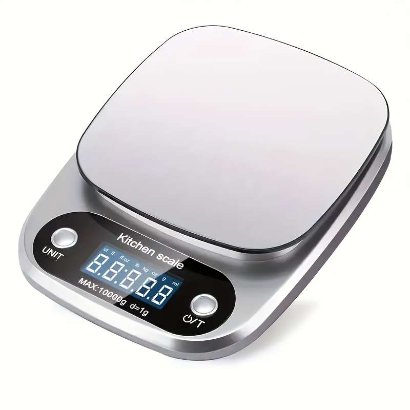 Travel Essential| Stylish 10kg Digital Kitchen Scale with 1g