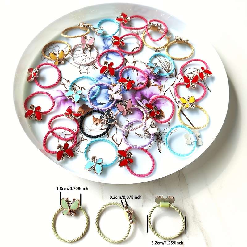 2pcs Girls Butterfly Hair