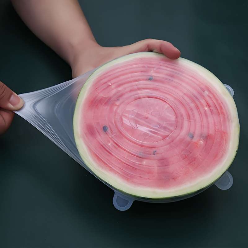 6pcs Reusable Silicone Stretch Lids