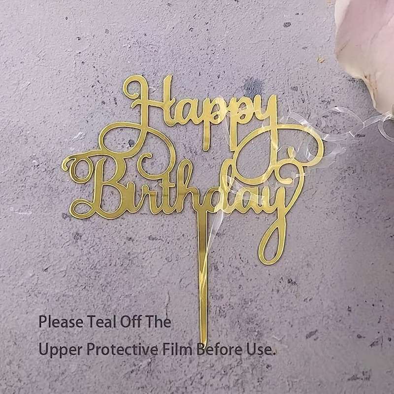 5pcs Large Birthday Cake Decoration Supplies