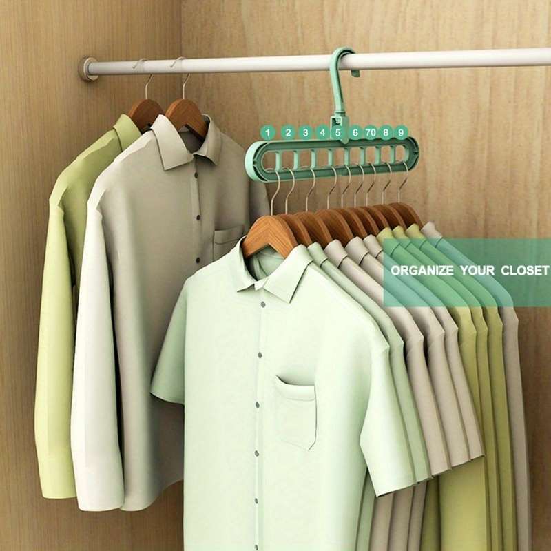 1pc Magic Pant Rack with 9 Ports