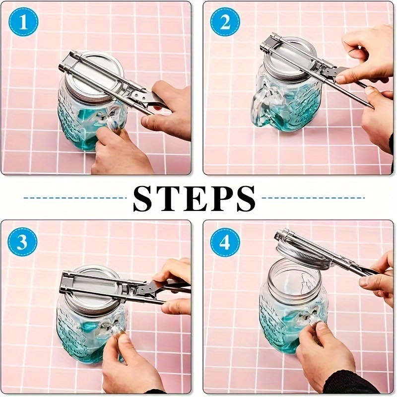 1pc Stainless Steel Jar Opener