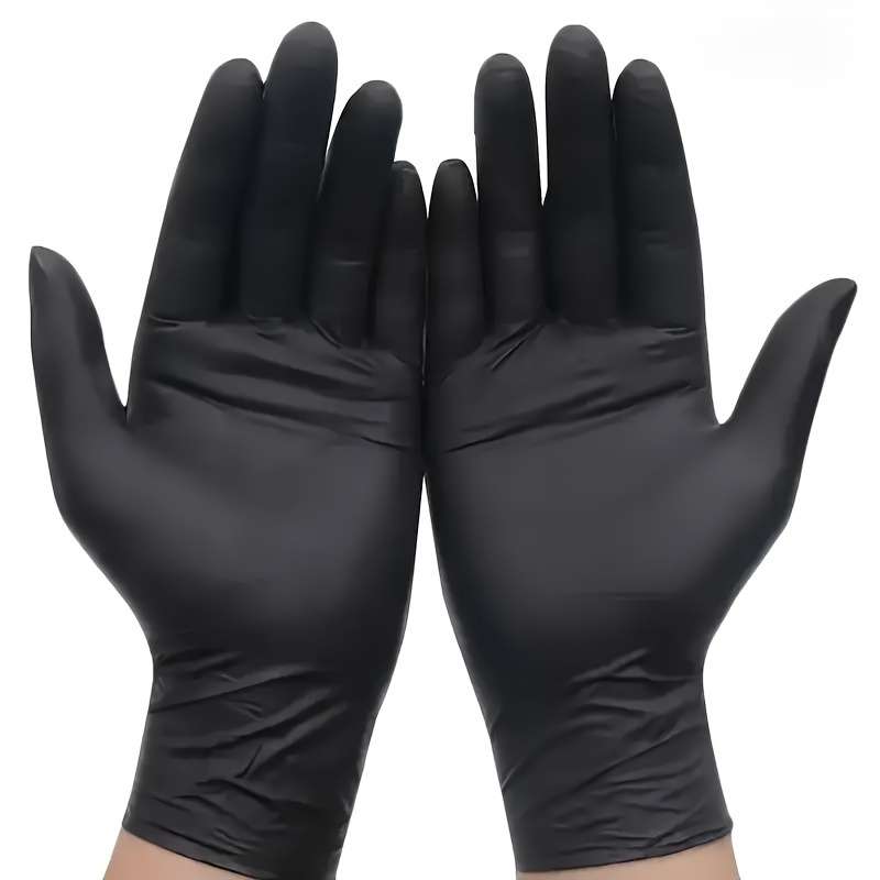 Multi-Purpose Black Disposable Gloves