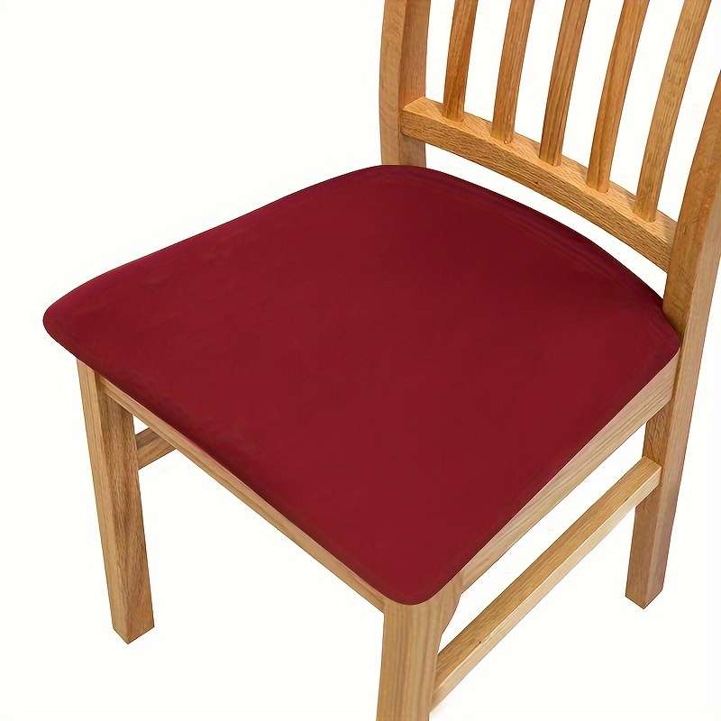 Set Of 4 Waterproof Elastic Milk Fiber Fabric Stool Covers