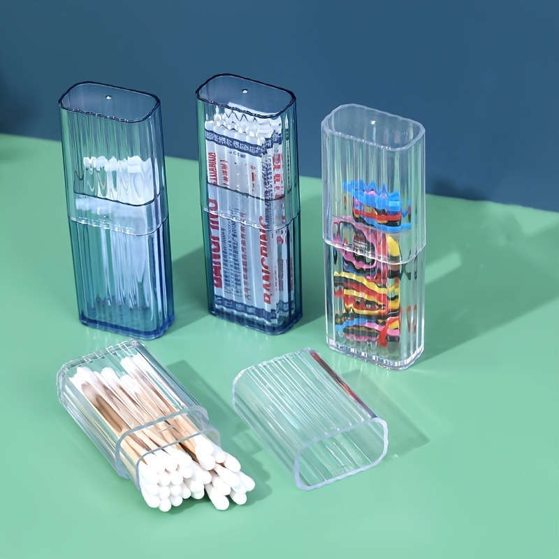 1pc Clear Portable Storage Box