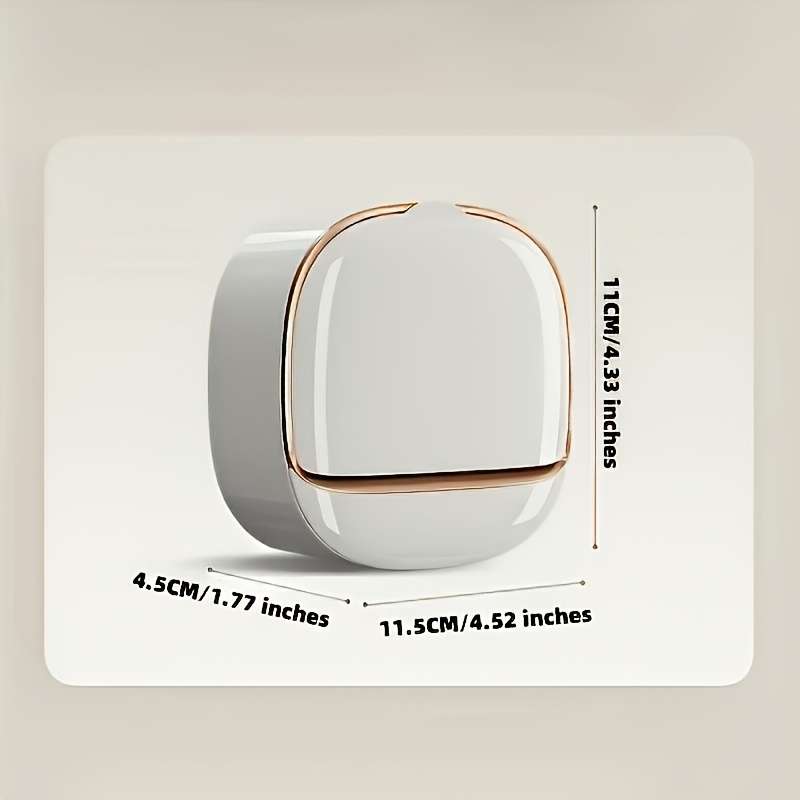 Easy-Install Wall-Mounted Soap Dish with Lid