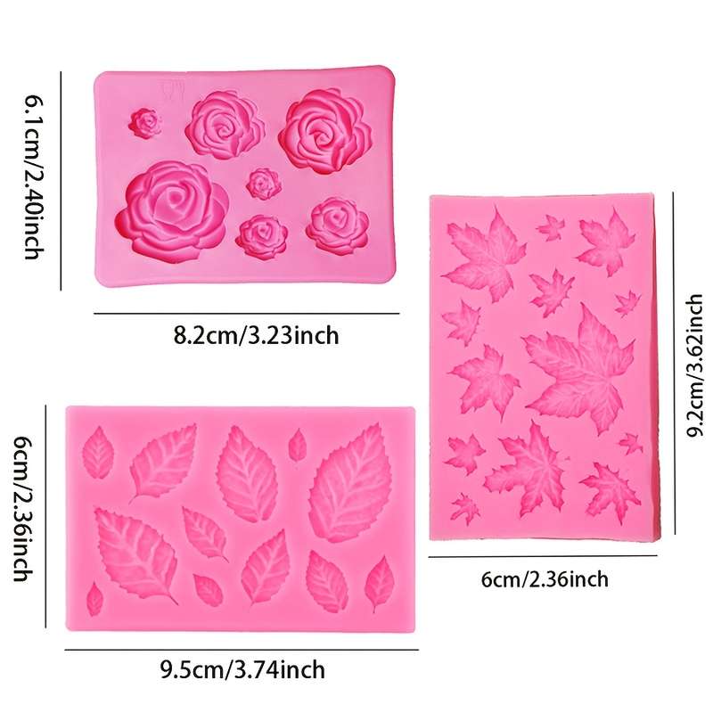 1 Pack Maple Leaf DIY Cake Chocolate Fudge Silicone Mold for Baking Decoration
