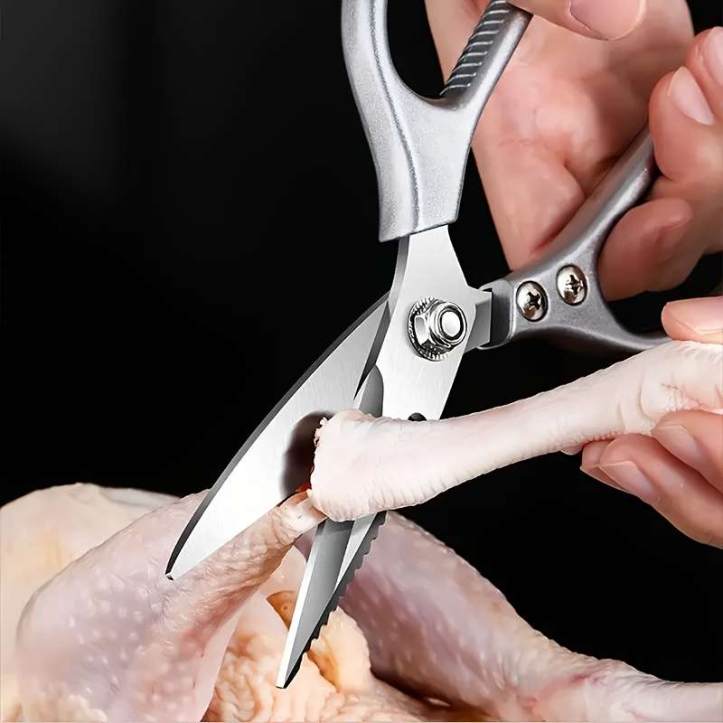 1pc Chicken Bone Stainless Steel Scissors