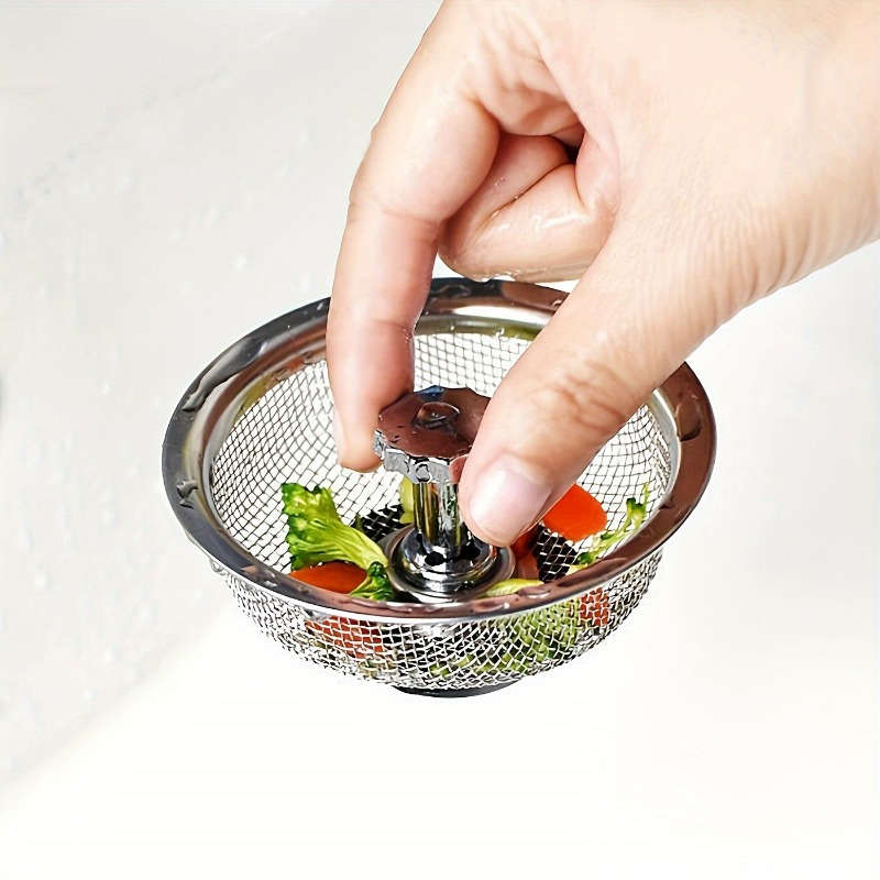 1pc Stainless Steel Kitchen Sink Filter