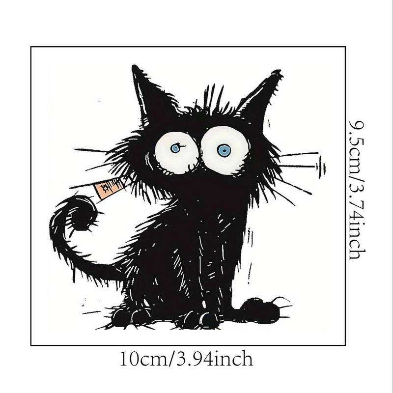 Charming Black Cat for Switch Sticker