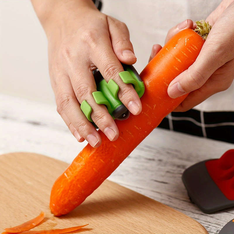 1pc Comfort Grip Stainless Steel Vegetable Peeler