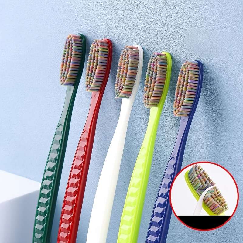 Adult hard bristle toothbrush