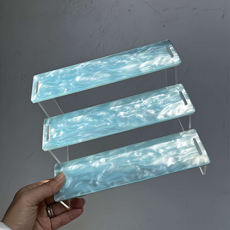 1pc JCJX 3-Tier Acrylic Display Shelf