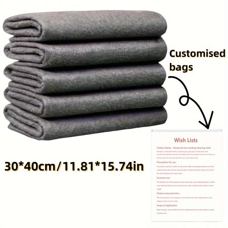 5pcs Magic Glass Cleaning Cloths