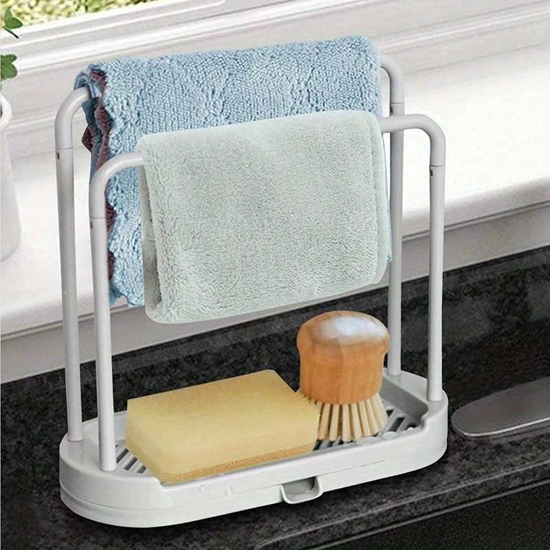 Grey Kitchen Sink Organizer
