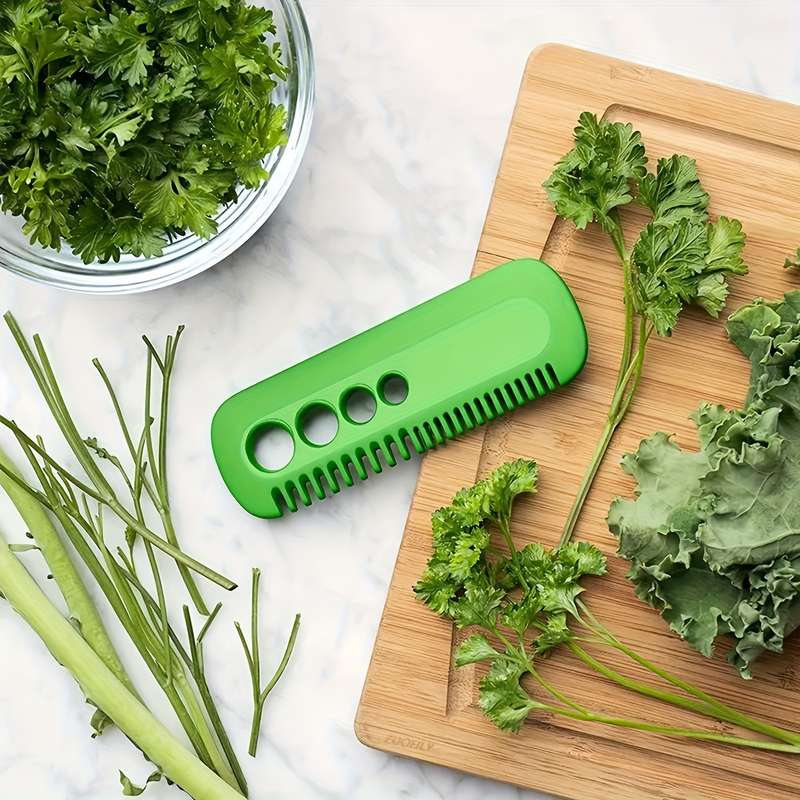 1pcLeaf StripperPlastic Kitchen Vegetable Leaf Stripper