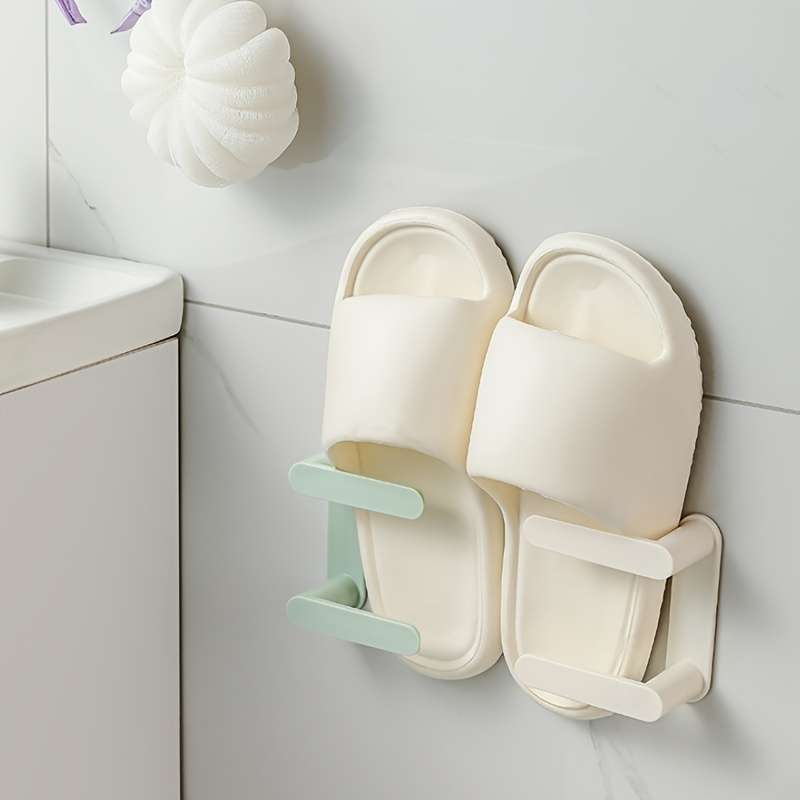 1pc  Wall Mounted Plastic Hanging Shelf