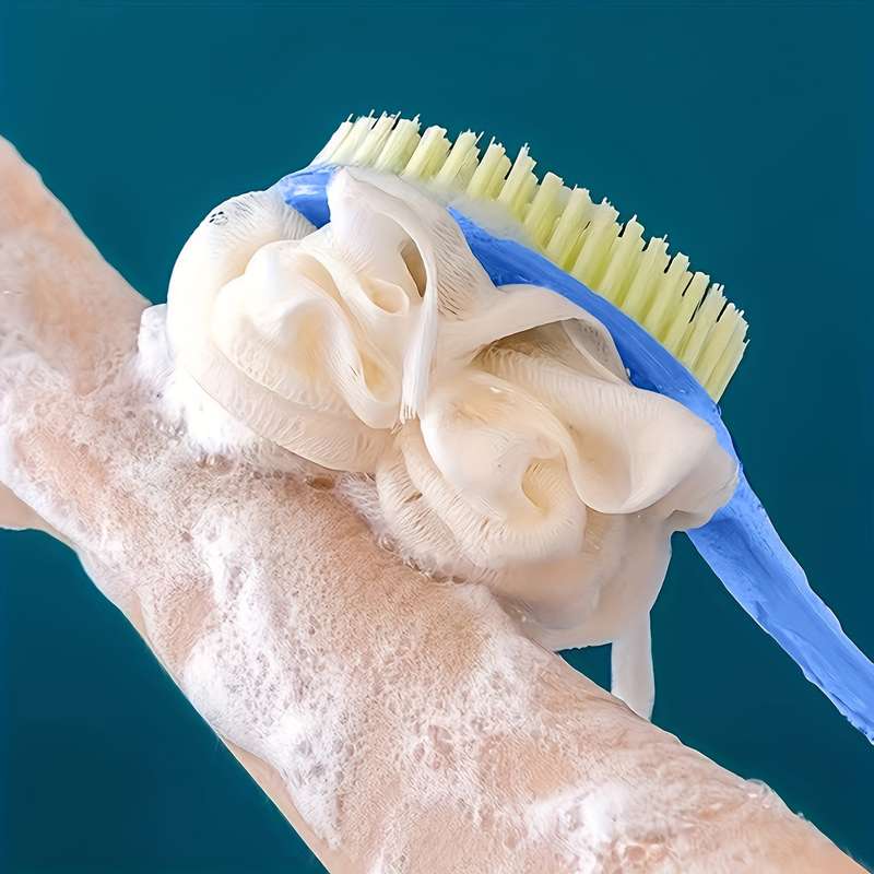 1pc Ergonomic Long Handle Bath Brush