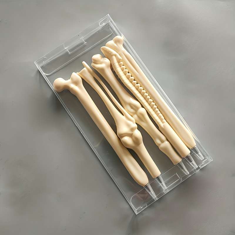 5-Pack Bone-Shaped Ballpoint Pens