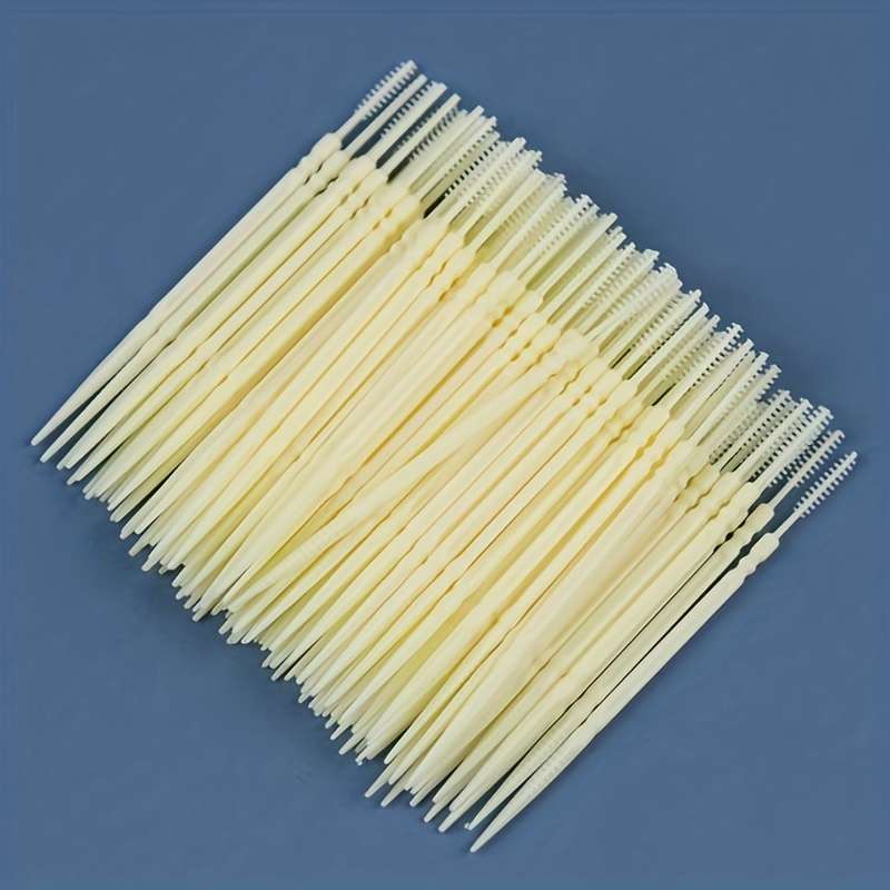 100 PCS Pick Interdental Brush Double