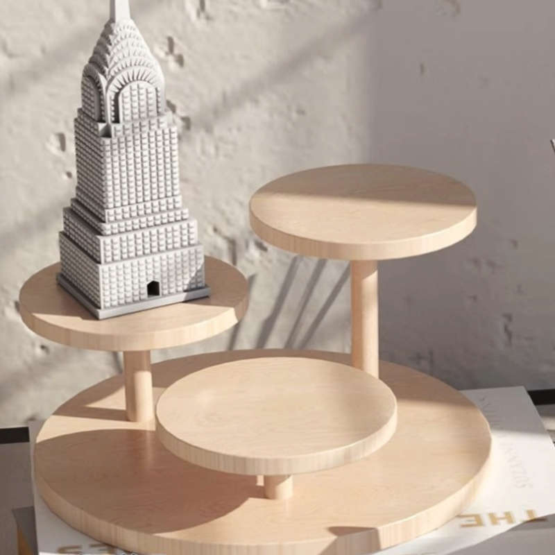 Three To Five-Tier Wooden Shelving Unit