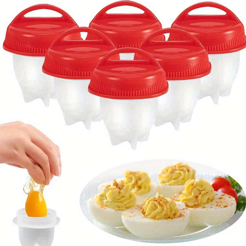 6-Pack Silicone Egg Poacher Set