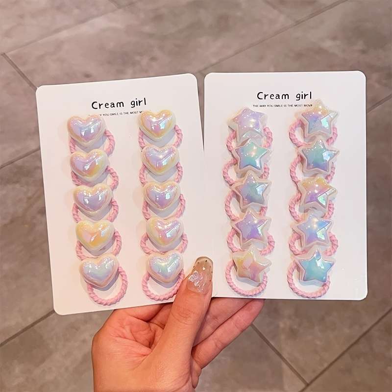 10-Pack Cute Pearl Hair Ties
