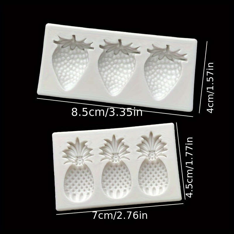 1pcStrawberry Pineapple Fondant Mold