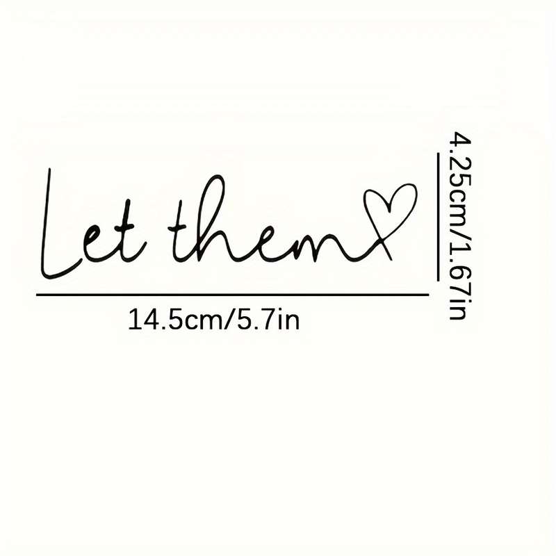 Chic Love-Themed Vinyl Stickers