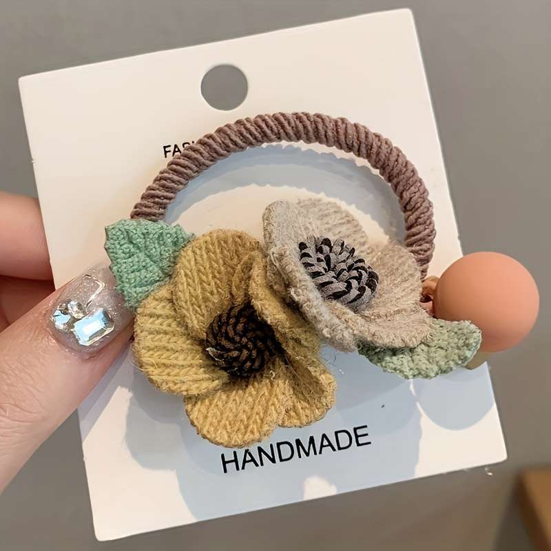 Elegant Rose Hair Tie