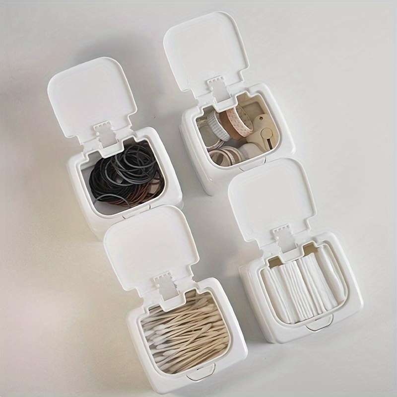 Plastic Desktop Storage Box with Lid