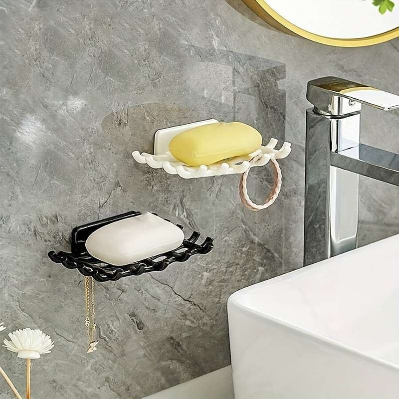 1pc Plastic Soap Dish Holder