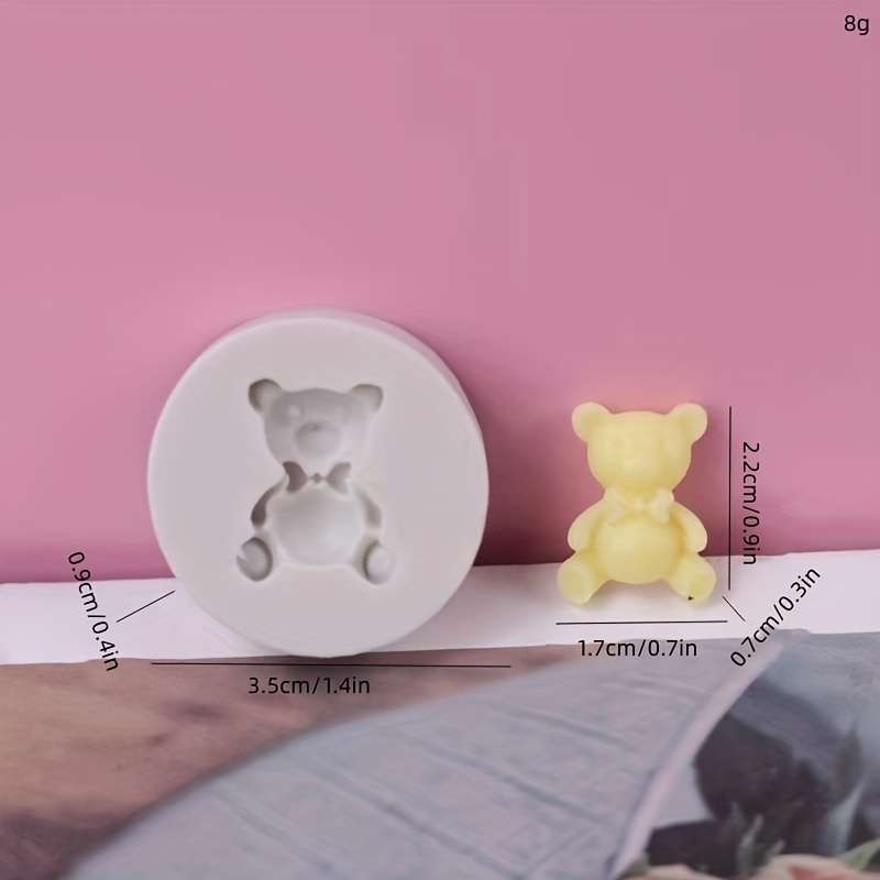 Silicone Bear Molds For Fondant Chocolate And Cake Decorating