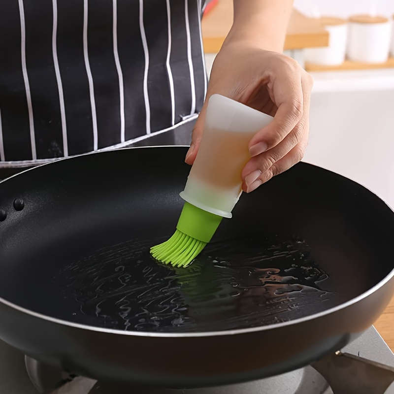 1pc Silicone Oil Brush with Oil Can and Oil Box Set