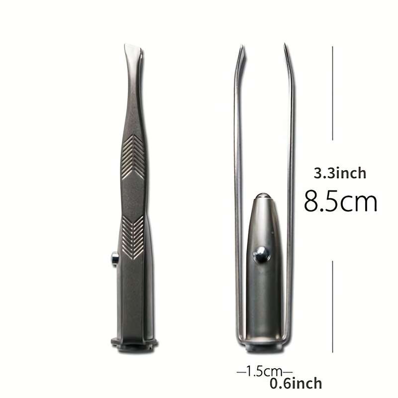 1 Pack Eyebrow Clip With LED Light