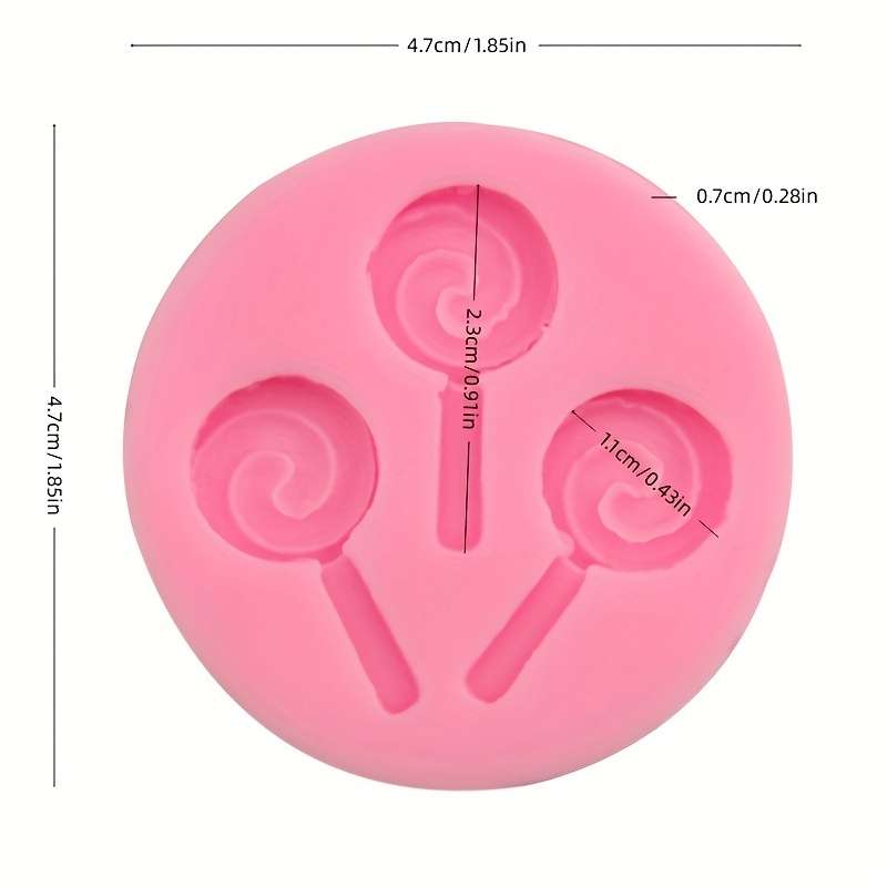 1pcLollipop Shape Chocolate Mold