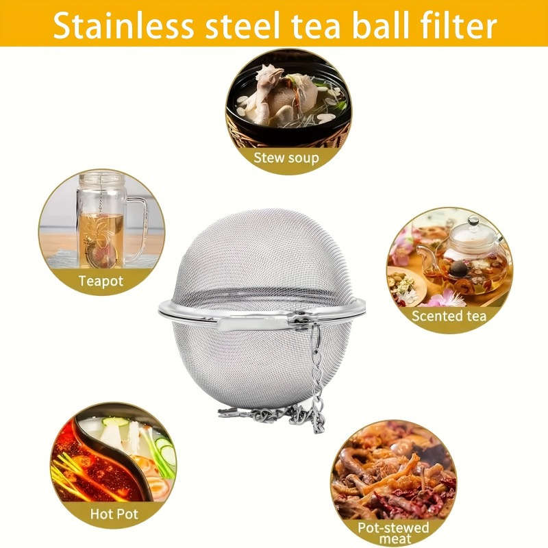 Stainless Steel Herbal Infuser Ball with Locking Clasp