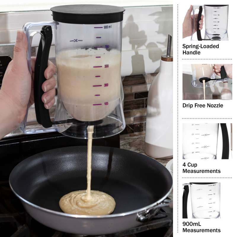 1pc  Non-Stick Plastic Cupcake Batter Dispense