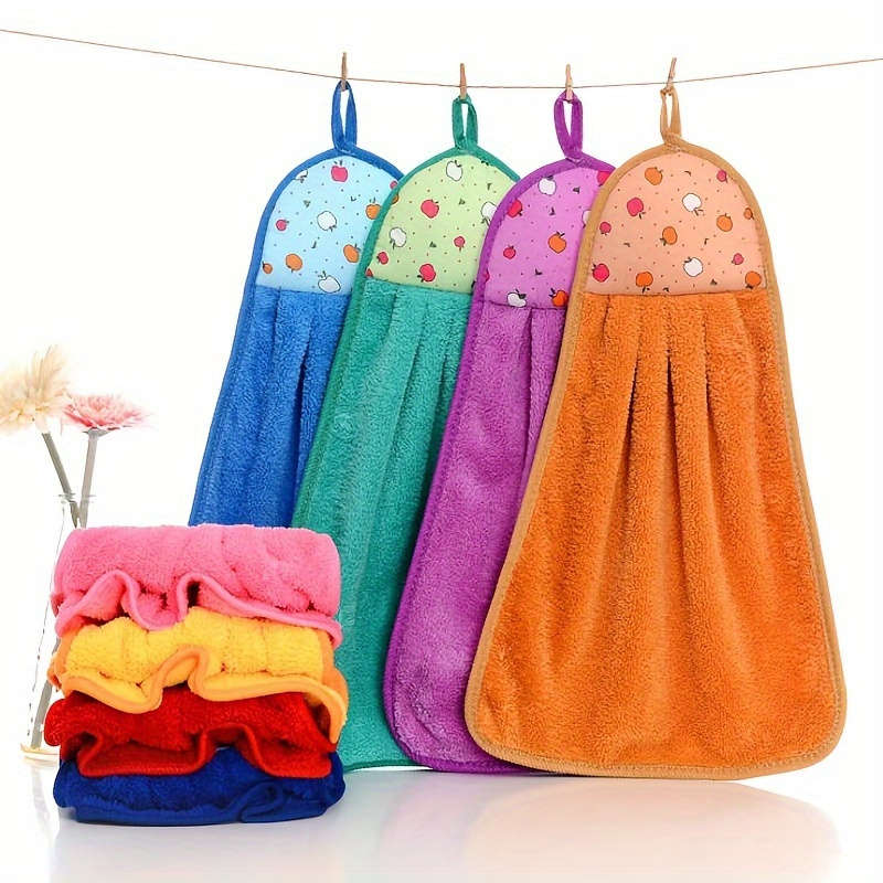 1pcs Velvet Coral Hand Towel