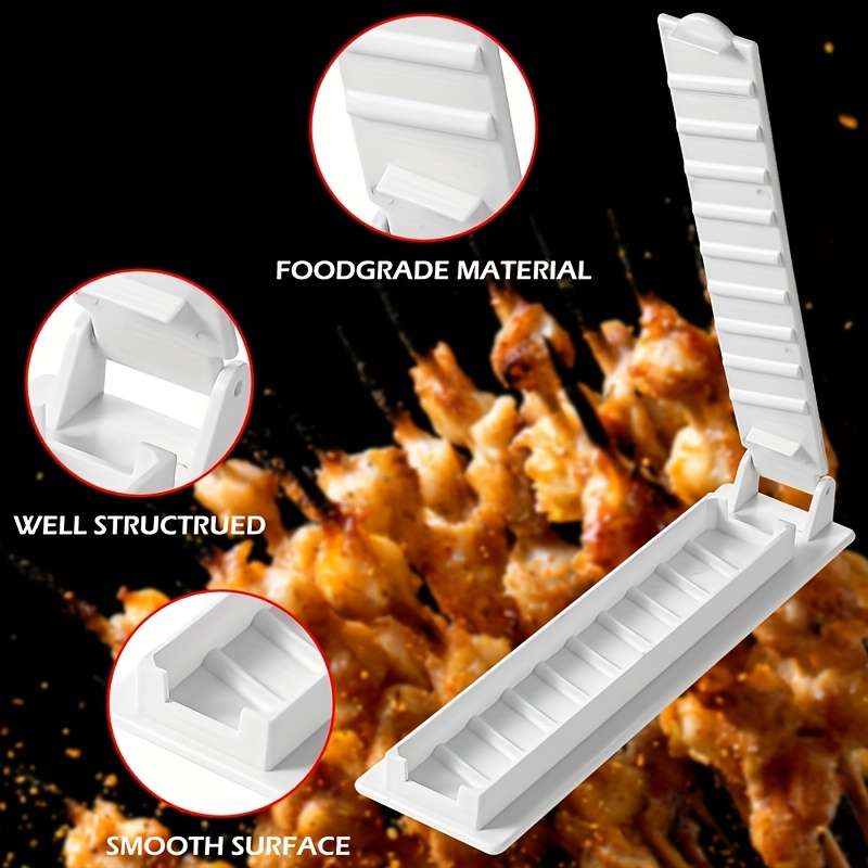 Plastic BBQ Skewer Maker Mold