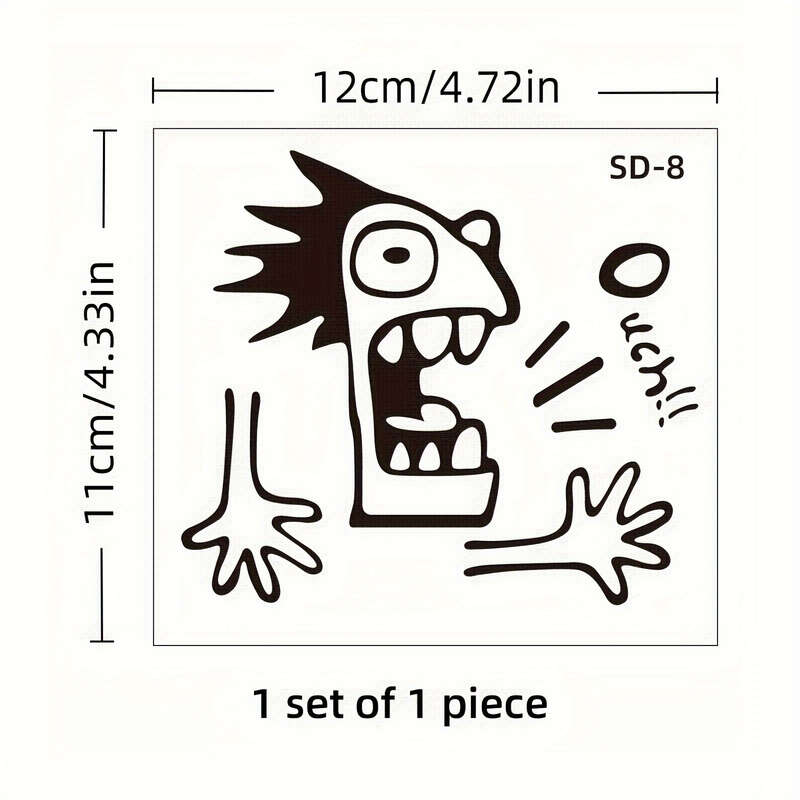 1pc Funny Character Outlet Sticker