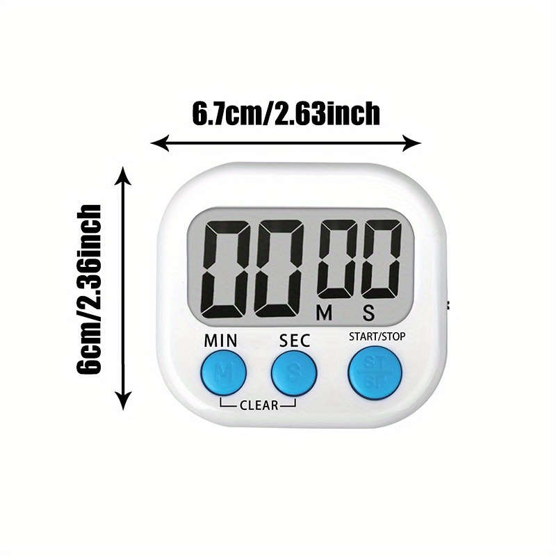 1pcs Digital Kitchen Timer Magnetic Timers