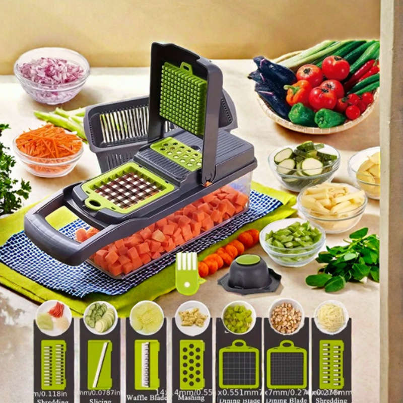 16pcs Multifunctional Vegetable Chopper Set