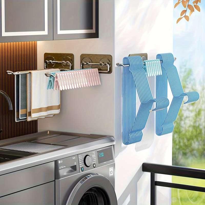 1pc Clothes Hanger Storage Rack