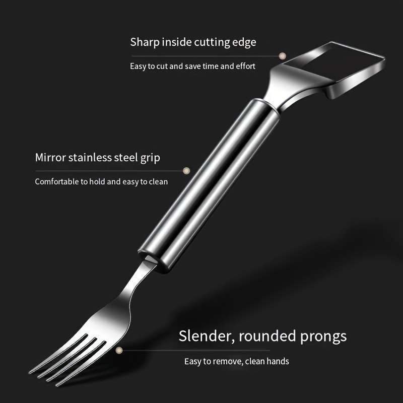 A Watermelon Cutting Tool With Double Stainless Steel Heads