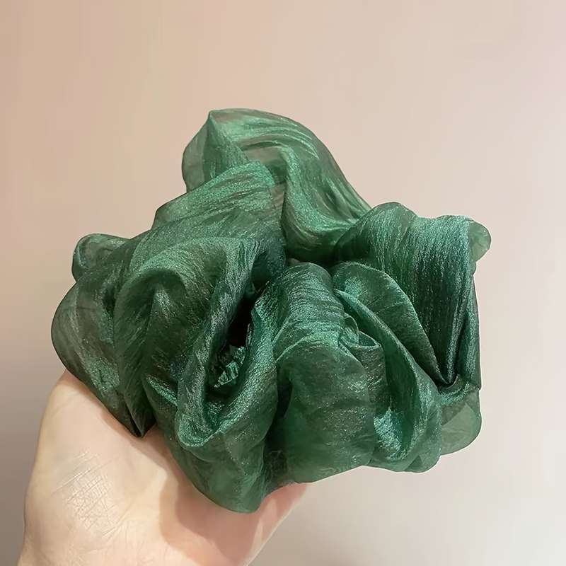 Elegant 4pcs Set of Large Silky Scrunchies